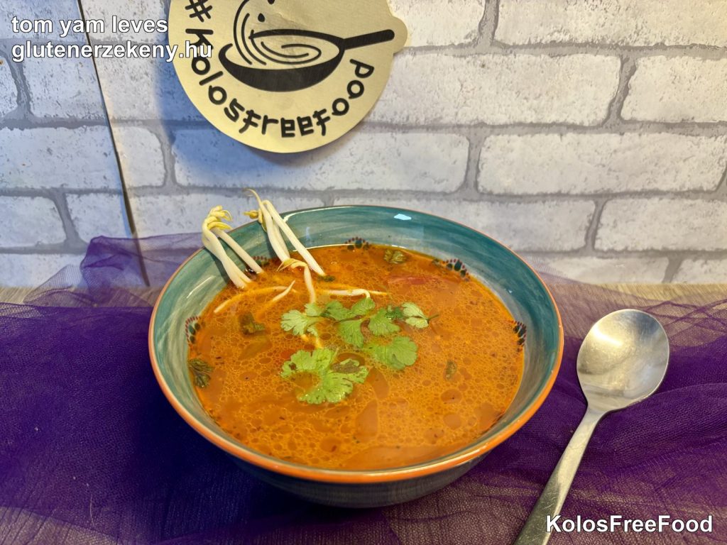 gluténmentes tom yam leves recept