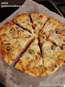 pizza recept gluténmentesen