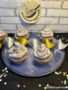 puncsos cupcake recept gluténmentesen