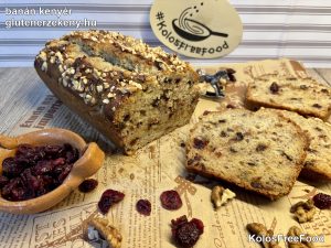 gluténmentes banán kenyér recept