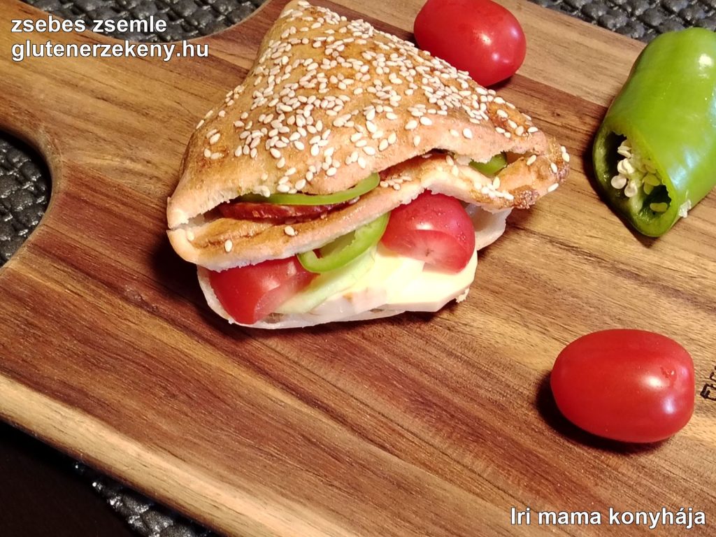 gluténmentes zsebes zsemle recept
